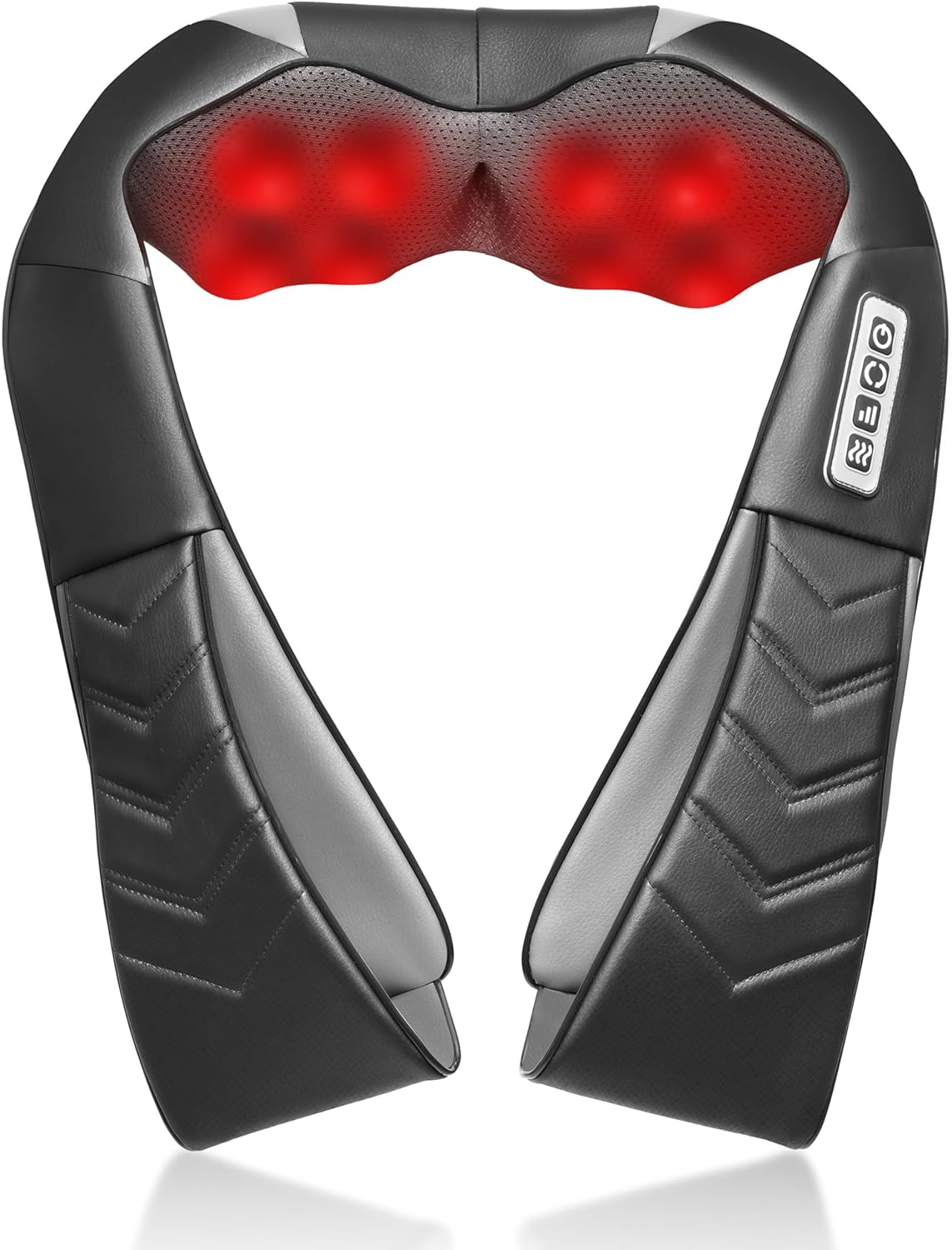 Shiatsu Neck and Back Massager, Electric Shoulder Massager with Heat, Deep Tissue Kneading Massage for Pain Relief, Gifts for Dad Mom Friend Birthday Father's Day(NOT Cordless)